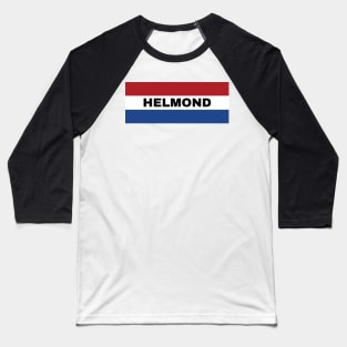 Helmond City in Dutch Flag Baseball T-Shirt